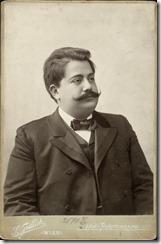 Der Operettenkomponist Heinrich Reinhardt um 1900